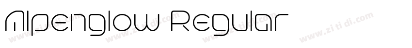 Alpenglow Regular字体转换 Alpenglow Regular字体转换